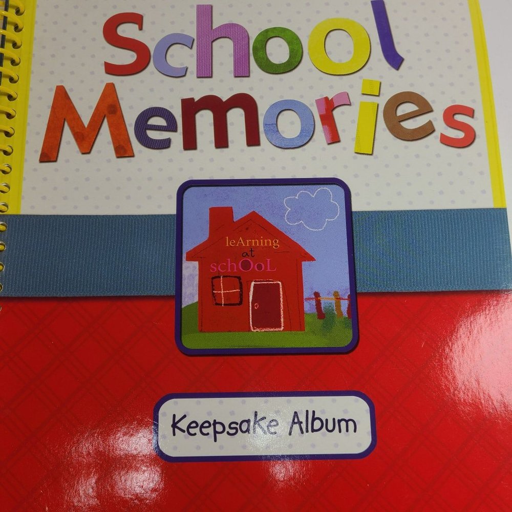 Vintage School Memories Keepsake Album Kids School Scrapbook - Picture 6 of 7